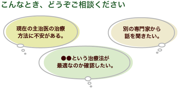 こんなとき、どうぞご相談ください